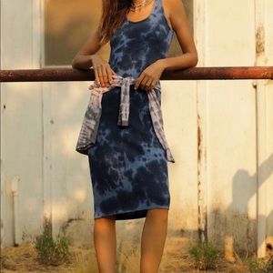 Anthro Wellesley Tie-Dye Midi NWT